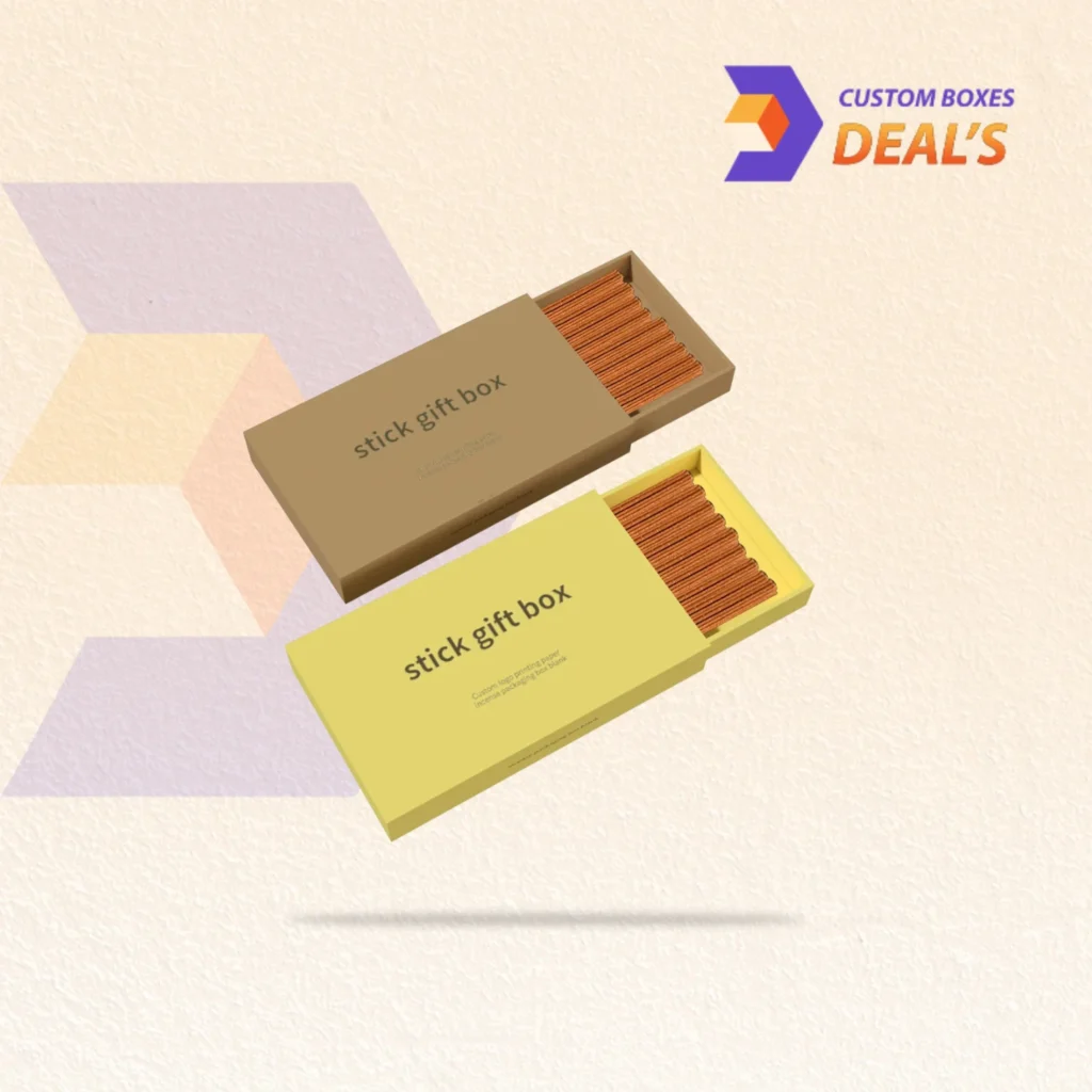 Custom incense boxes designed for secure storage, branding, and elegant product presentation