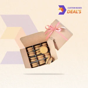 Custom kraft biodegradable boxes for macaron packaging
