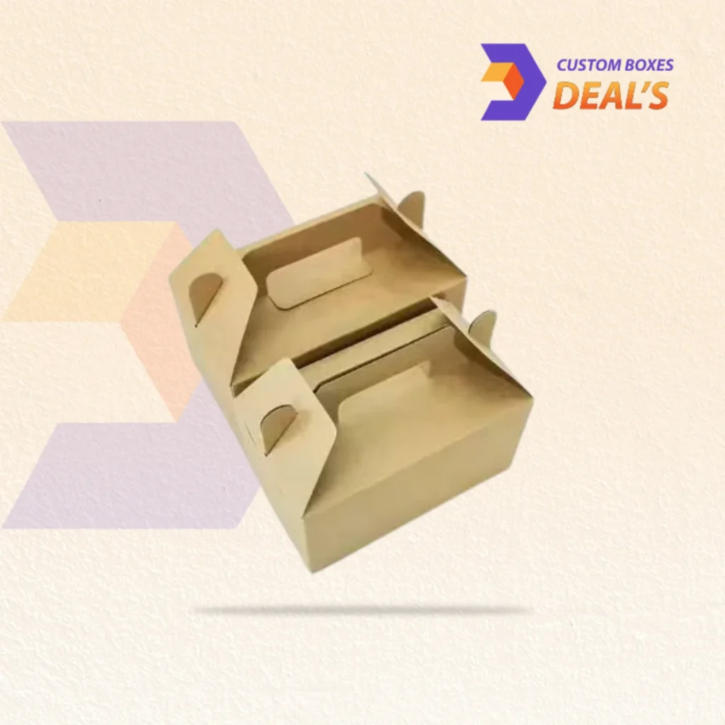 Custom kraft boxes for takeaway food packaging