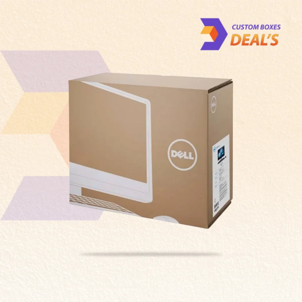 Printed laptop packaging boxes with custom branding for safe shipping and attractive retail display