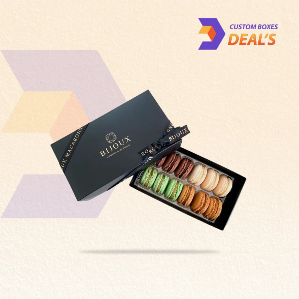 Custom gift boxes for elegant macaron packaging