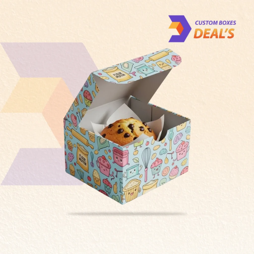 Custom muffin bakery boxes for secure packaging