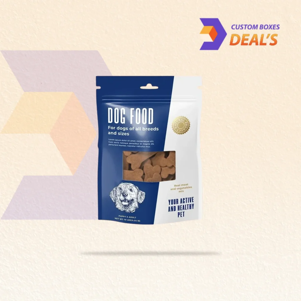 Custom Mylar bags with window for product display and secure packaging