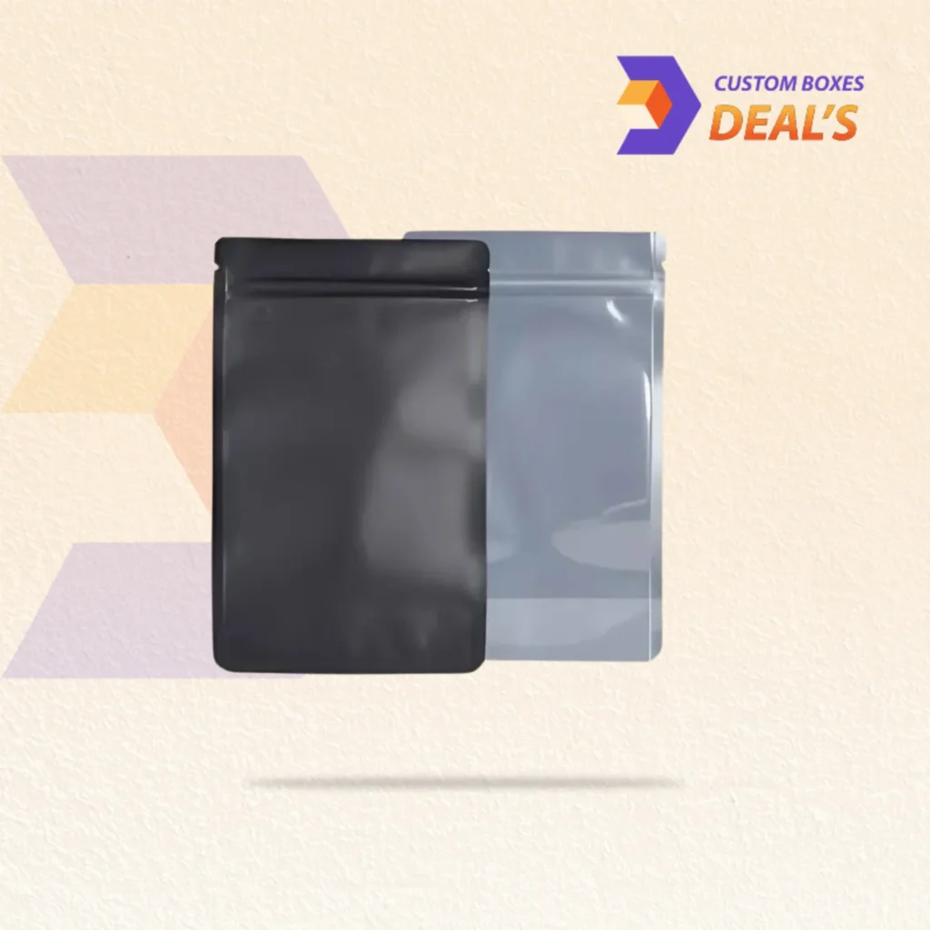 Custom Mylar pouches with personalized designs for product packaging