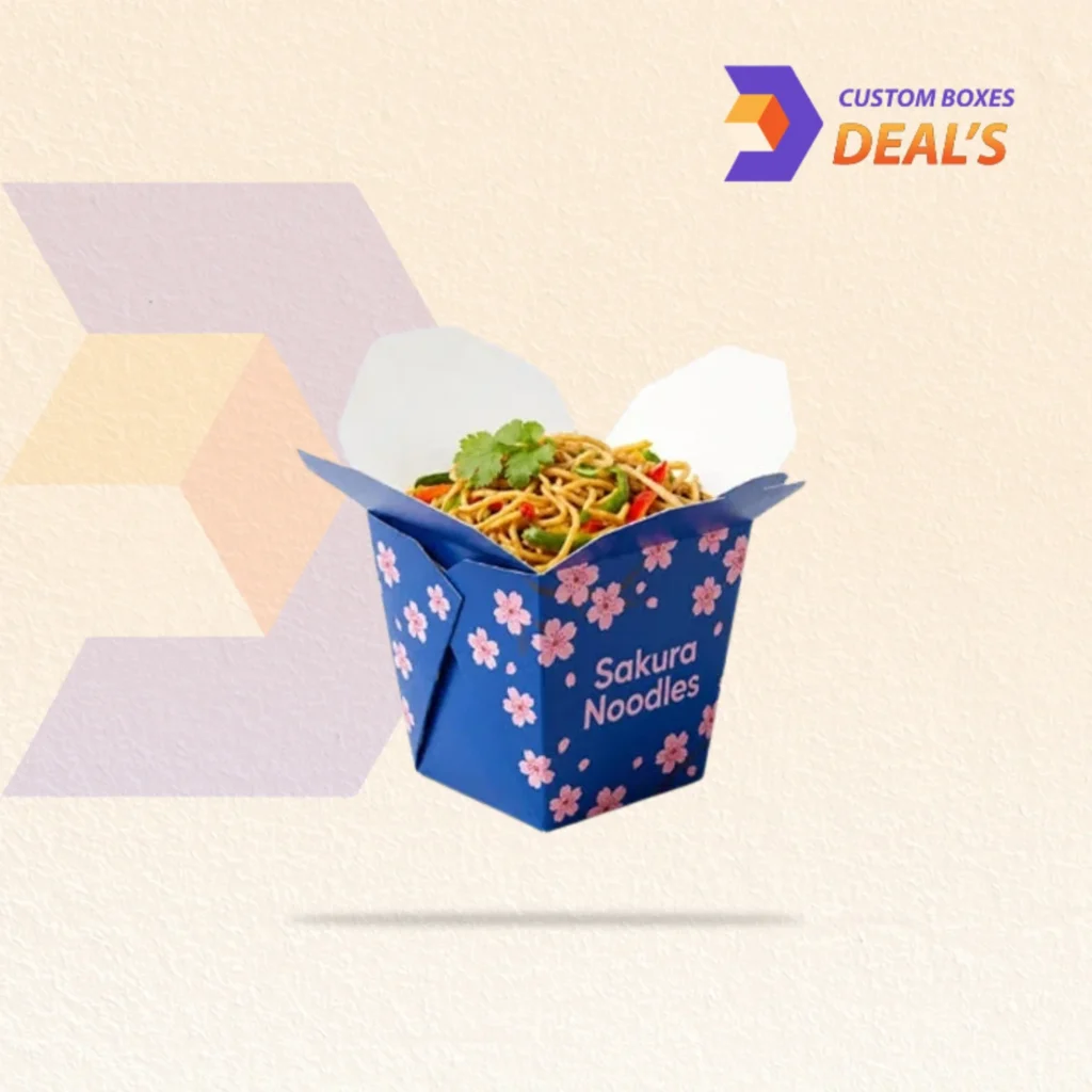 Custom Noodle Boxes for Branded Restaurant and Food Packaging