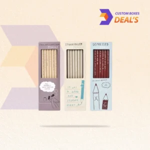 Durable custom boxes for pencils made for secure storage, gifting, and attractive display