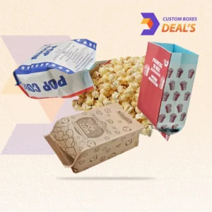 Custom popcorn bags with personalized printed branding