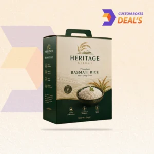 Custom Rice Boxes for Branded Rice Product Packaging