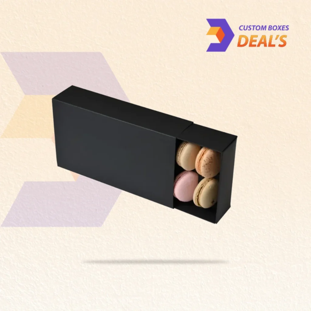 Custom rigid boxes for premium macaron packaging