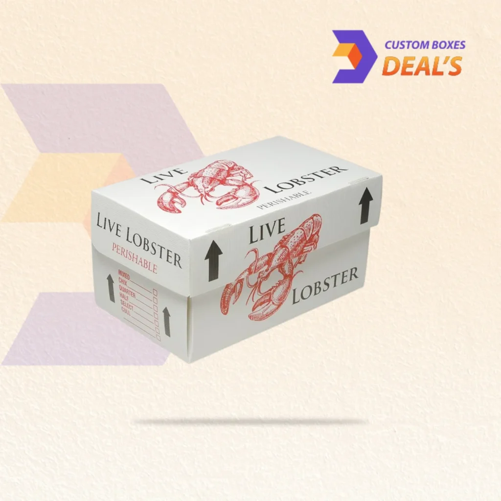 Custom Seafood Packaging Boxes for Fresh Food Products