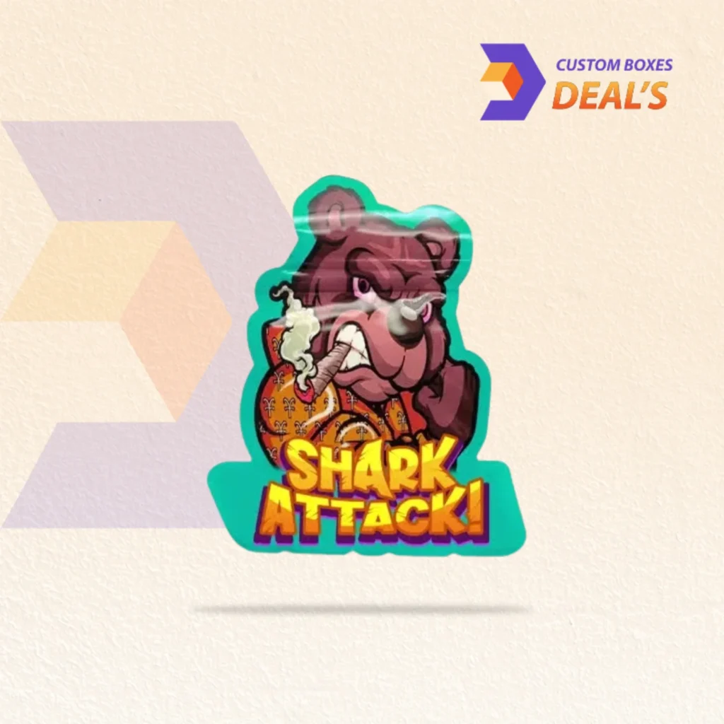 Custom Shape Mylar Bags designed with unique shapes for attractive product packaging.