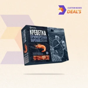 Custom shrimp boxes designed for secure and attractive seafood packaging