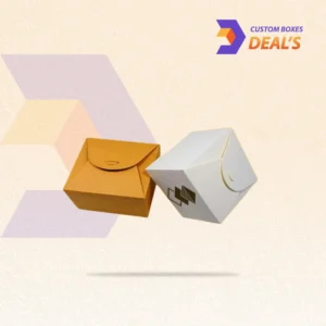 Custom boxes designed for single macaron packaging
