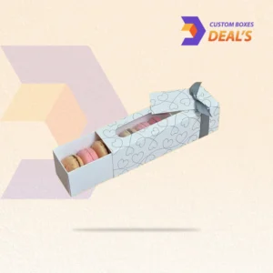 Custom sleeve and tray boxes for macaron packaging