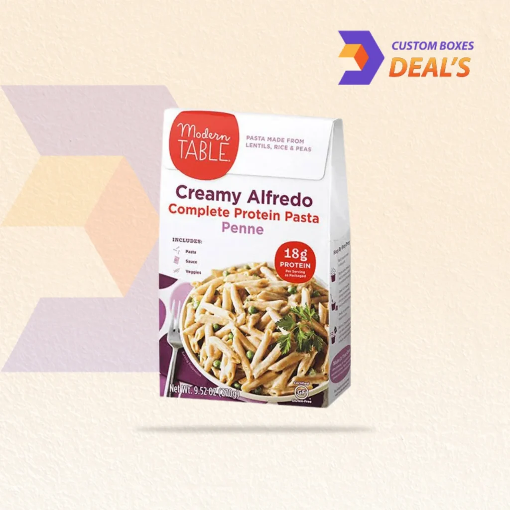 Custom Spaghetti Boxes for Branded Pasta Product Packaging