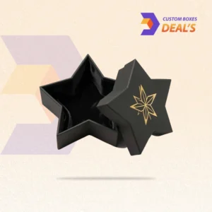 Custom star shaped boxes designed for unique gift packaging and attractive product presentation