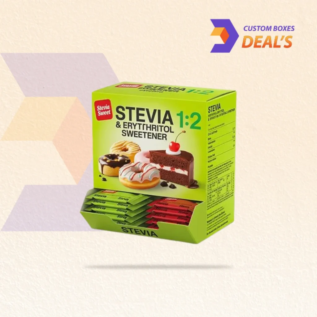 Custom Stevia Packaging for Branded Sweetener Products