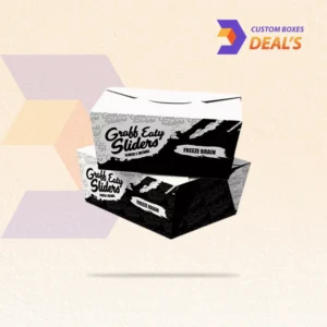 Custom printed containers for takeaway food packaging