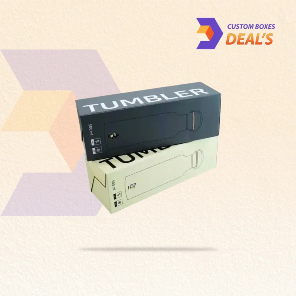 Custom tumbler boxes designed for secure protection and professional retail presentation