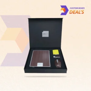 Custom USB boxes with printed branding and protective packaging design