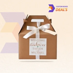 Wedding Gable Boxes for Elegant Celebration Packaging