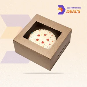 Window cake boxes for attractive cake packaging