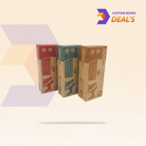 Eco friendly kraft boxes made for sustainable product packaging.