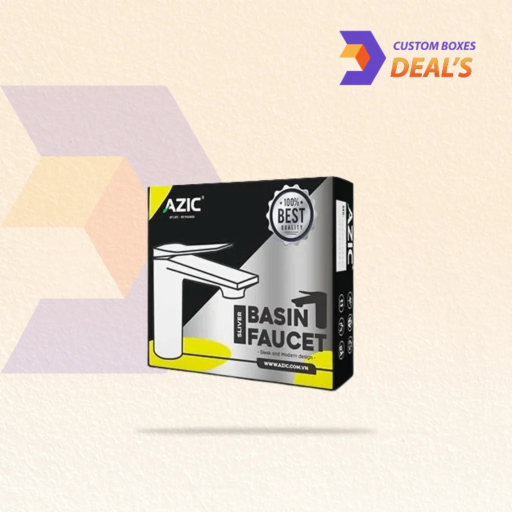 Faucet packaging designed for secure protection, storage, and professional retail presentation