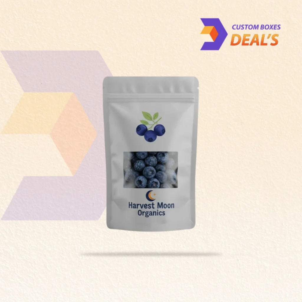 Food grade Mylar bags designed for safe food storage and freshness protection