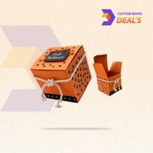 Custom Halloween boxes with spooky printed designs and branding