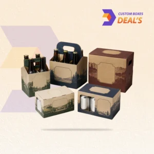 Custom multipack boxes for hard cider bottles