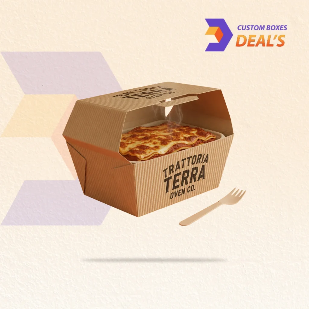 Custom Printed Lasagna Boxes for Restaurants and Takeout Businesses