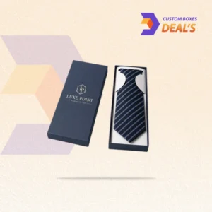 Custom Printed Tie Rigid Boxes for Fashion Brands