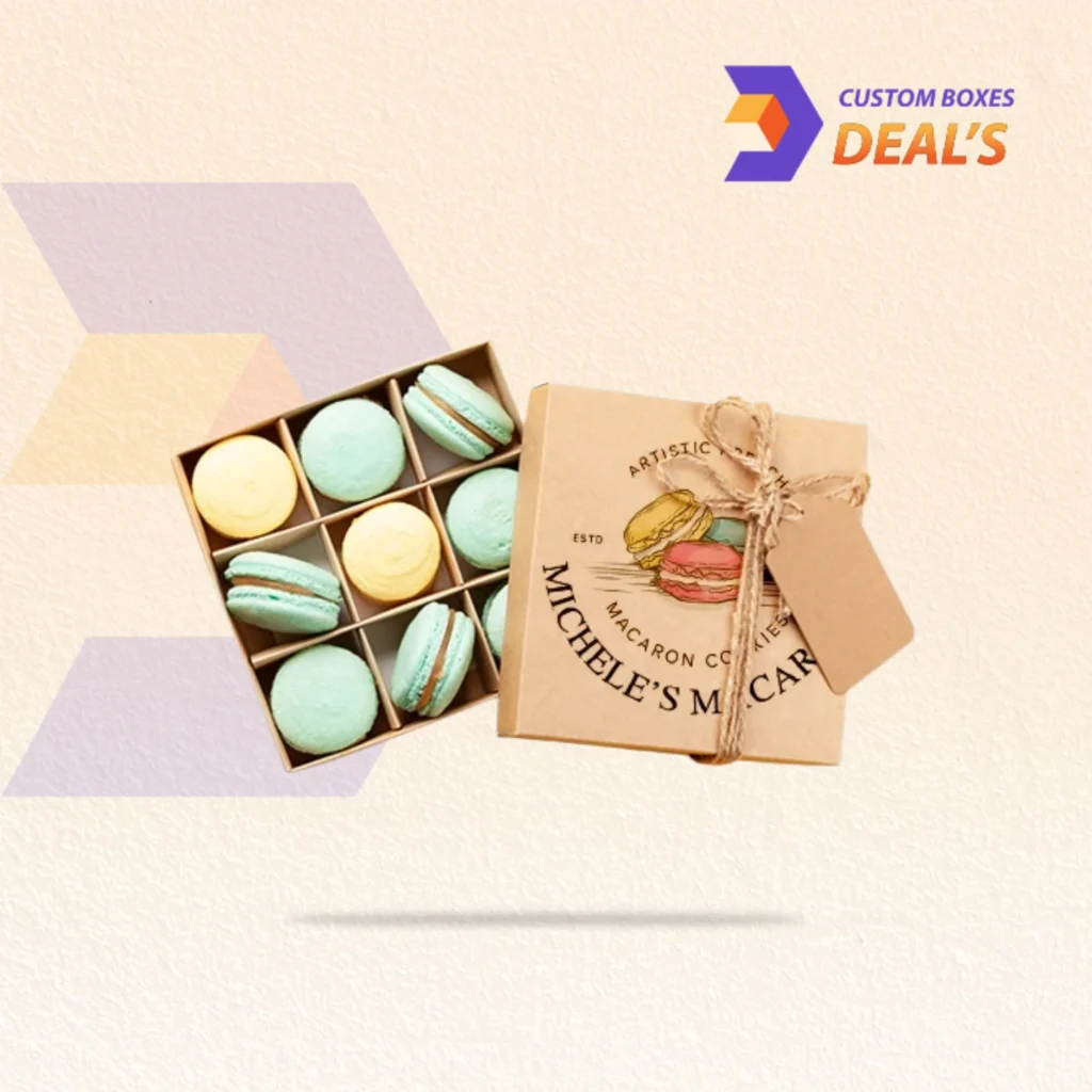 Rigid boxes designed for premium macaron packaging