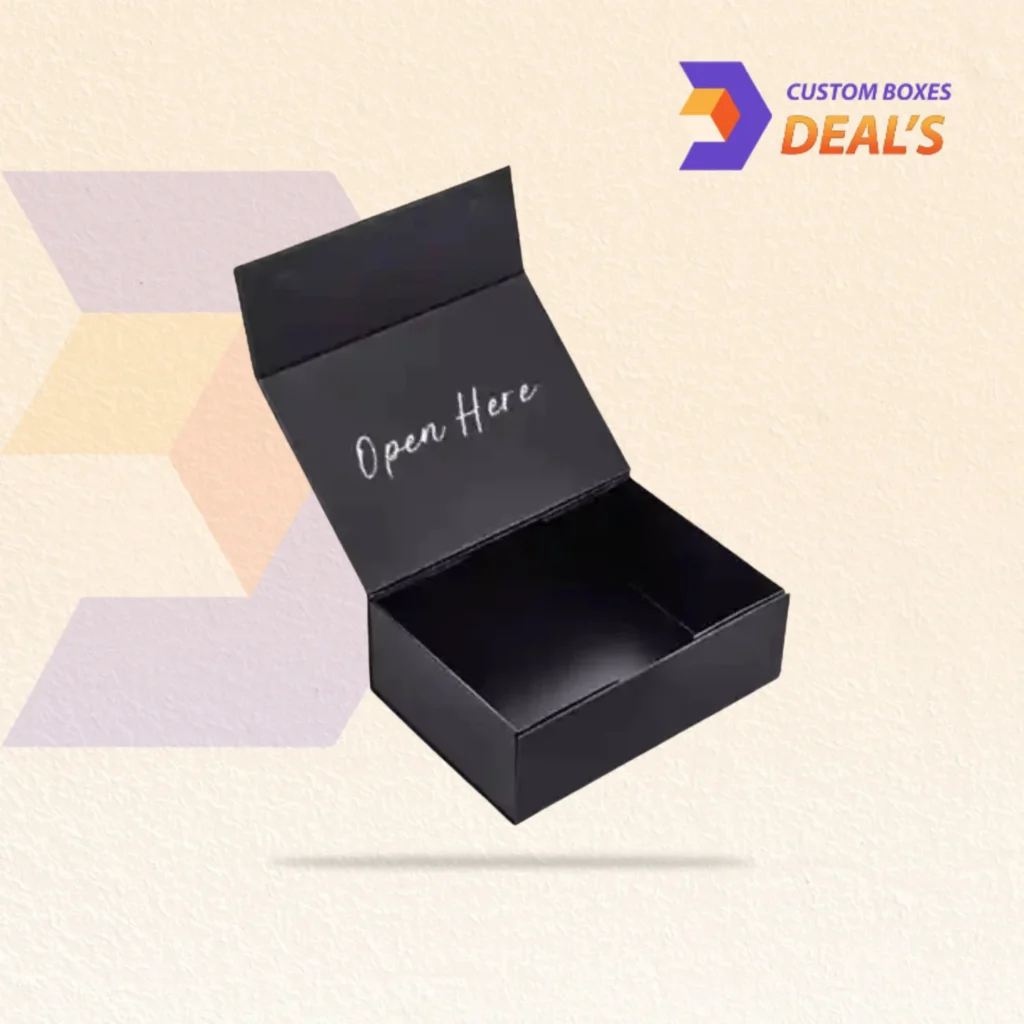 Luxury Matte Black Rigid Boxes for High-End Product Packaging