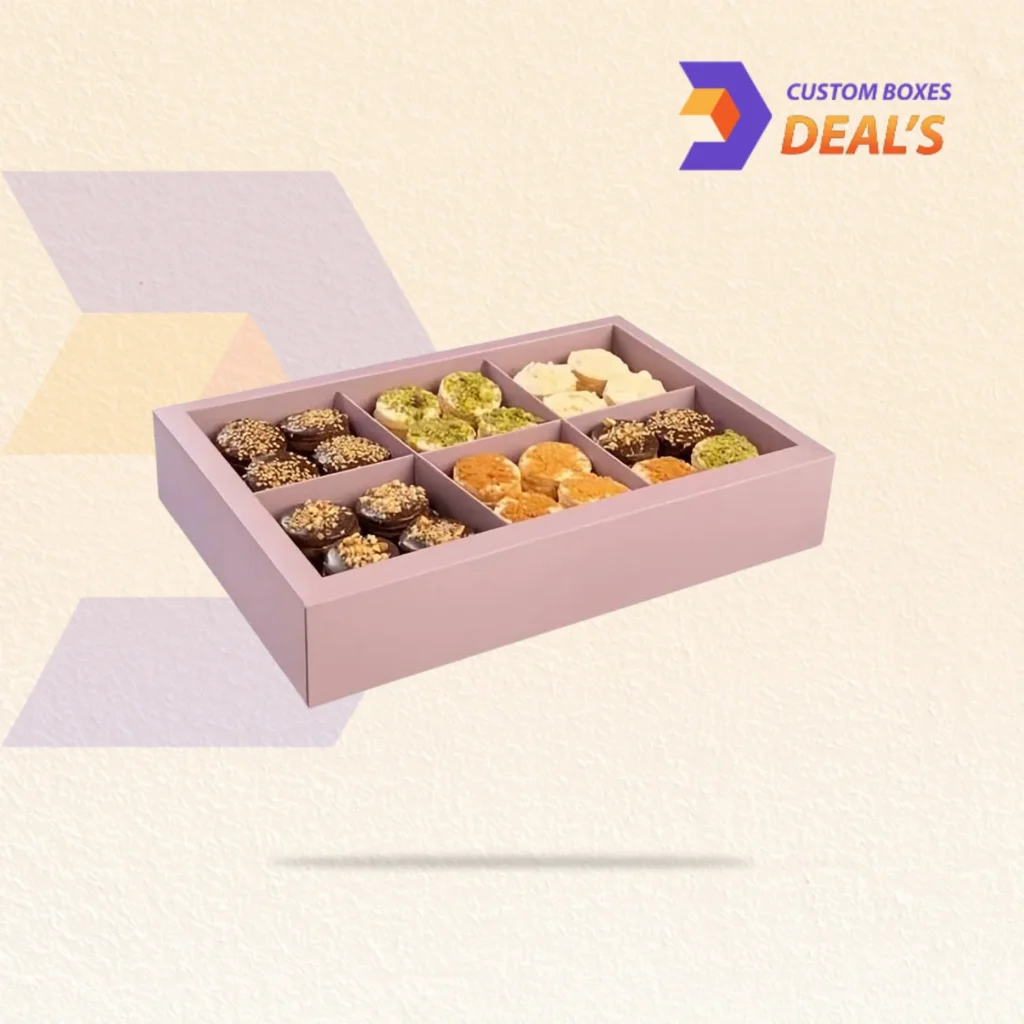 Petit Four Packaging for Elegant Miniature Dessert Presentation