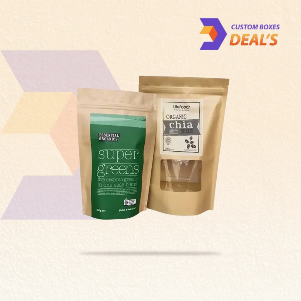 Resealable Mylar snack bags for keeping snacks fresh