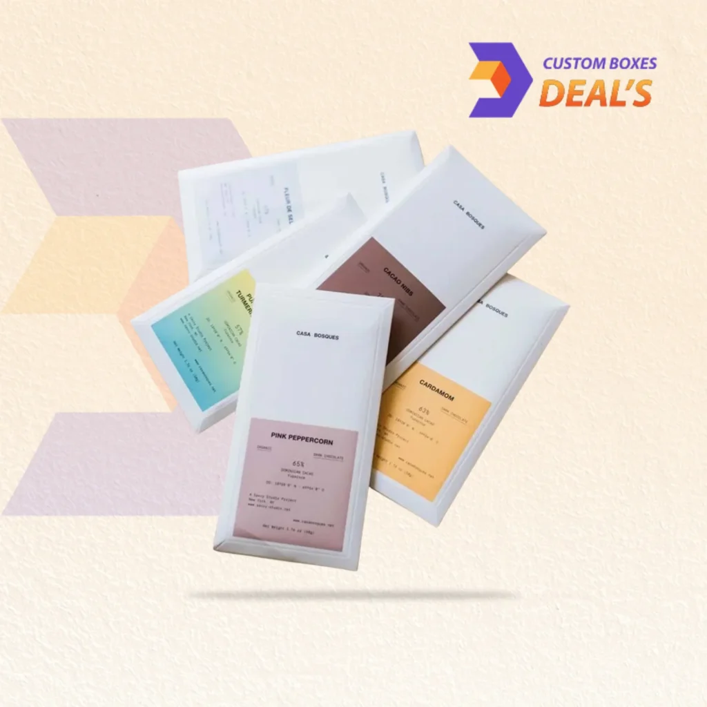 Luxury chocolate wrapping paper for elegant presentation of premium chocolate products