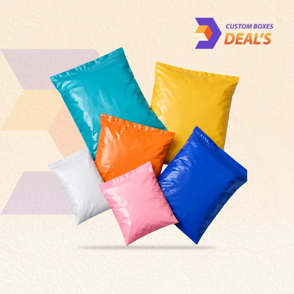 Lightweight poly mailer bags for shipping products and orders