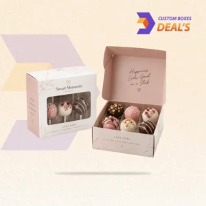 Custom cake pop boxes for secure bakery packaging and presentation