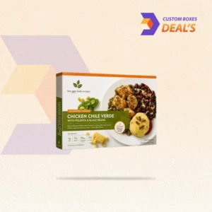 Custom meat packaging boxes designed for frozen food storage and retail display