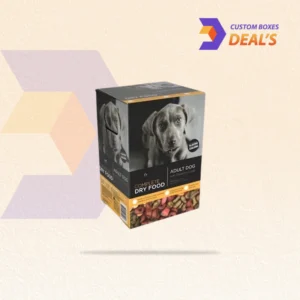 Custom pet food packaging designed for convenient storage, branding, and product display