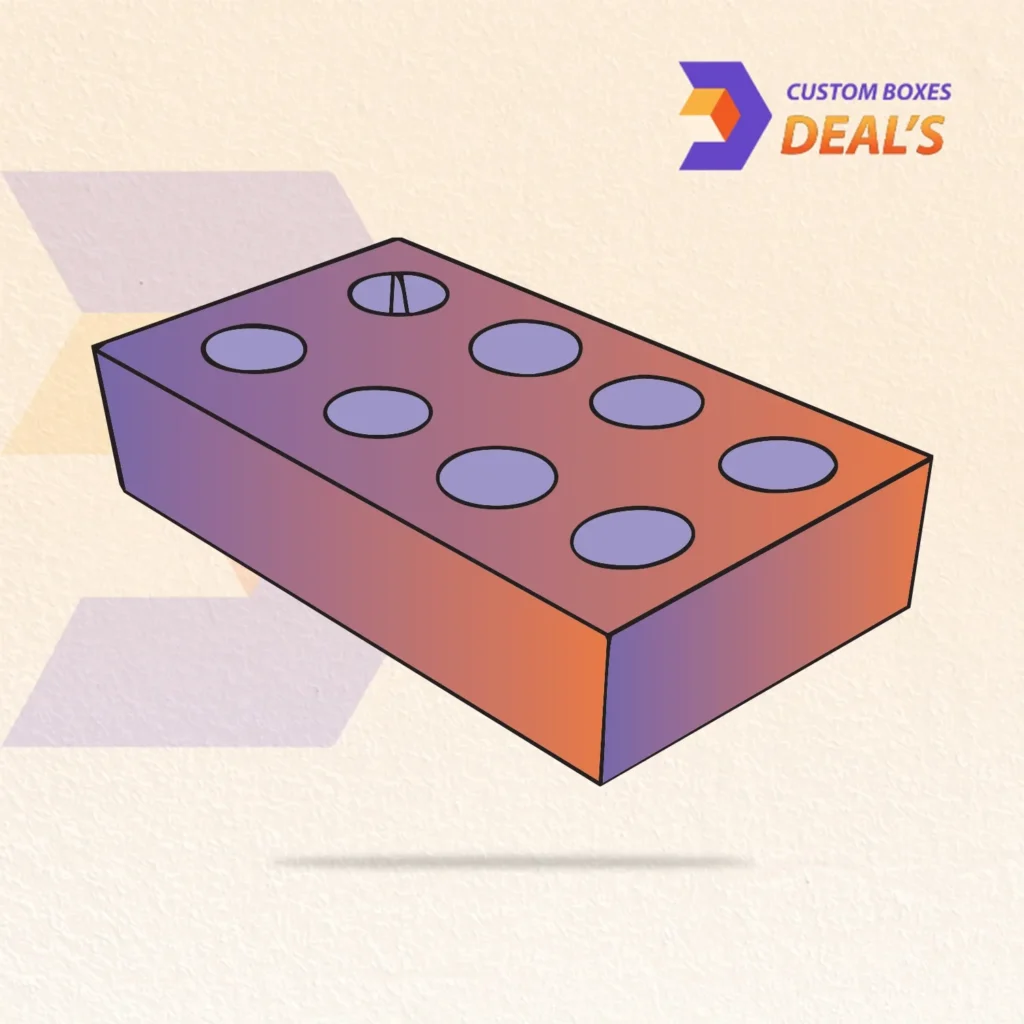 Custom punch partition insert for organized product packaging