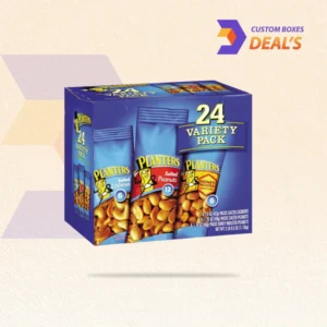 Branded roasted nuts packaging for attractive presentation and retail display