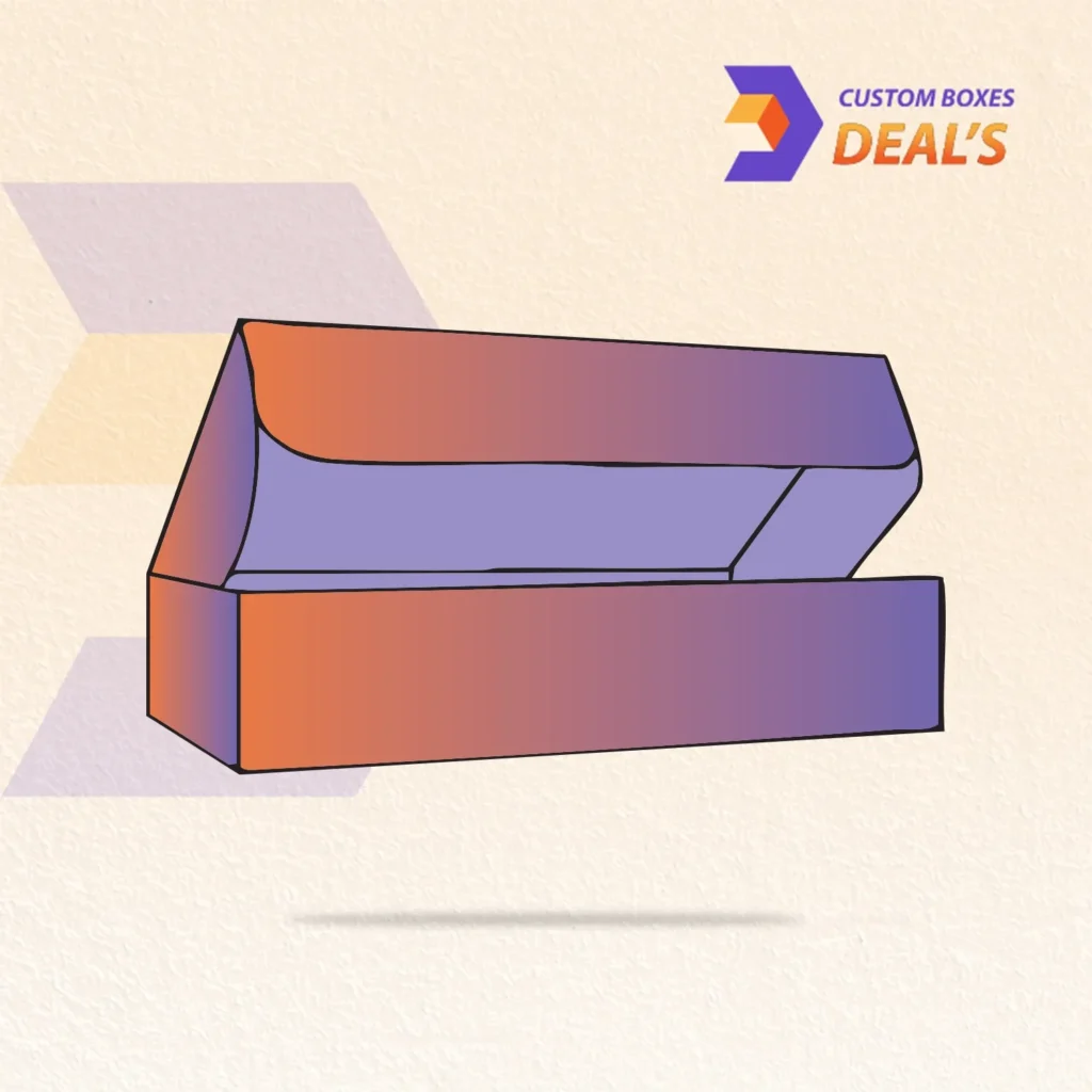 Corrugated roll end box with reinforced sides and tuck top closure
