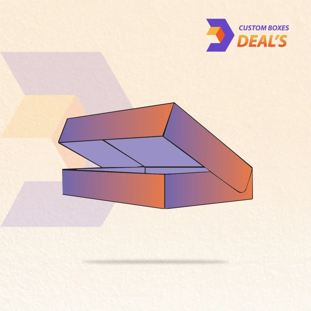Custom cardboard roll ends with lid for retail product presentation