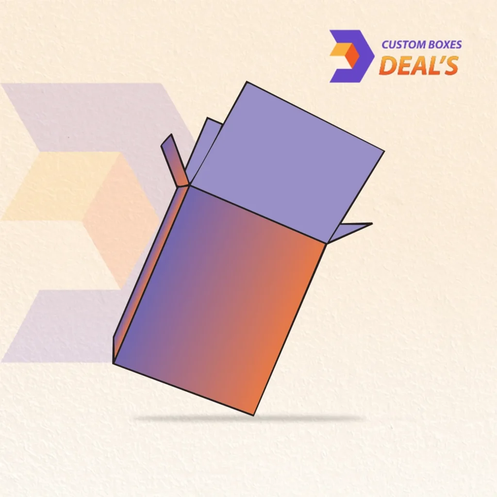 Cardboard seal end packaging with a convenient tear strip
