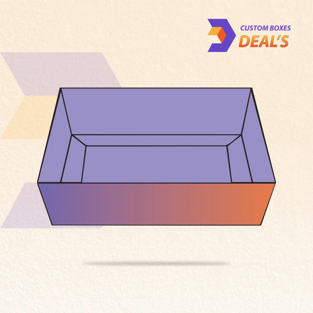 Foldable simplex packaging tray for organised product presentation