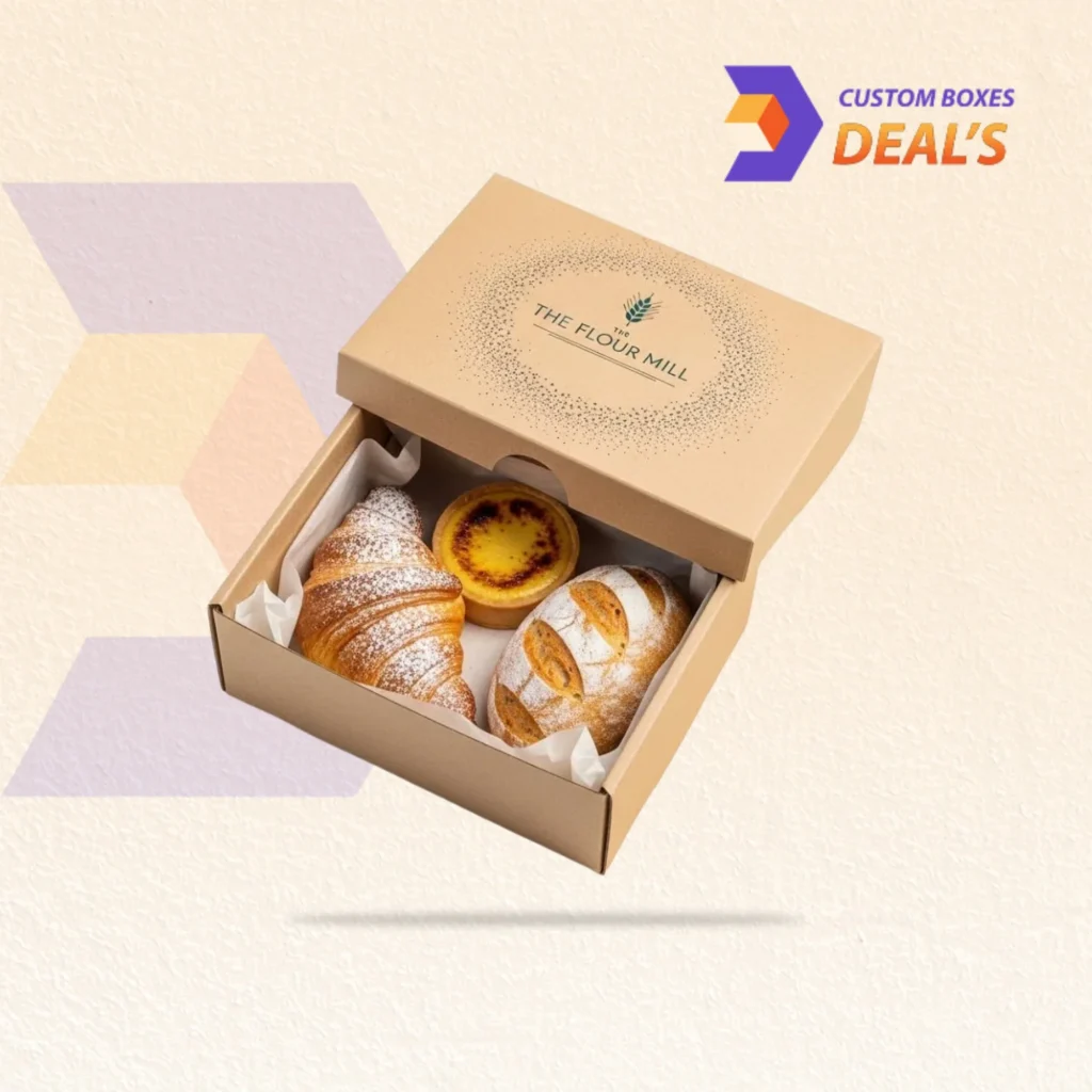 Compact bakery packaging boxes for cupcakes, brownies and desserts