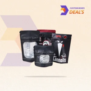 Smell proof Mylar bags with PVC window for secure product packaging